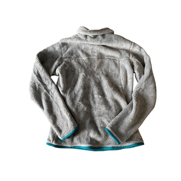 Patagonia Re-Tool Snap-T Fleece Pullover Grey Teal Polartec Womens Medium - Picture 2 of 5